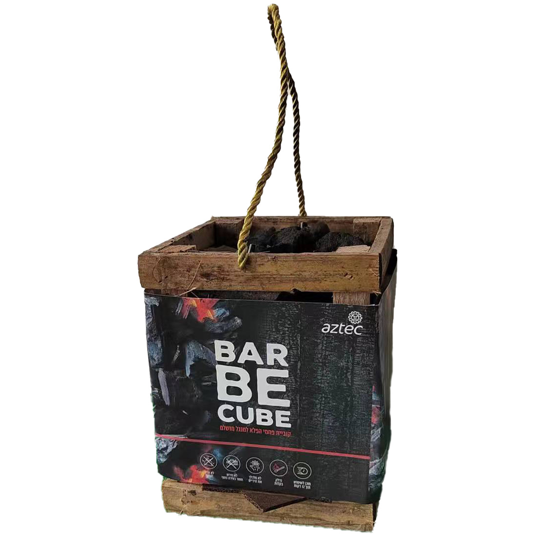 קוביית פחמי הפלא BARBECUBE 1.5 KG Aztec קוביית פחמי הפלא BARBECUBE 1.5 KG Aztec