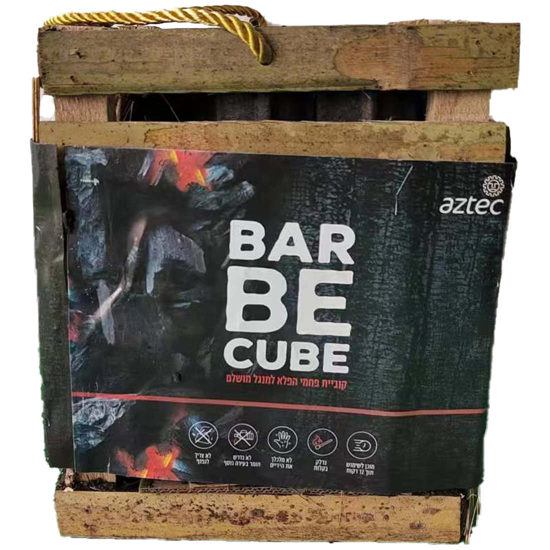 קוביית פחמי הפלא BARBECUBE 2 KG Aztec קוביית פחמי הפלא BARBECUBE 2 KG Aztec